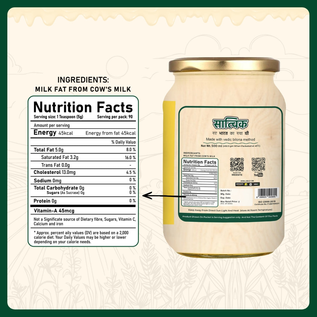 A2 Gir Cow Ghee 500ml