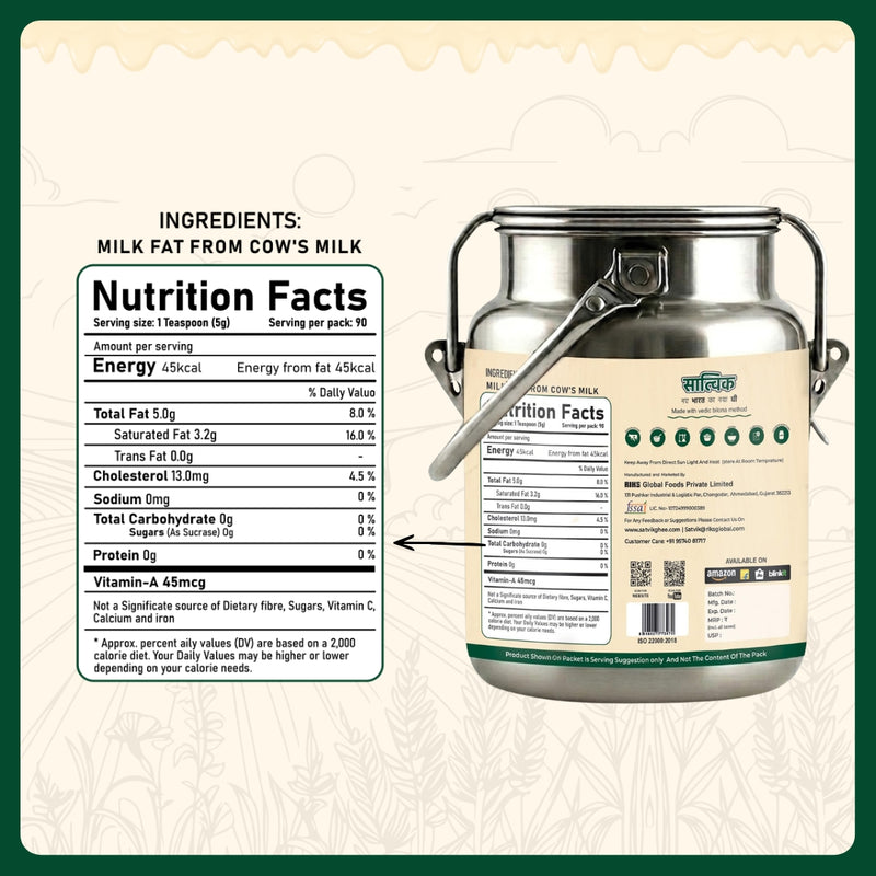 A2 Gir Cow Ghee 5L