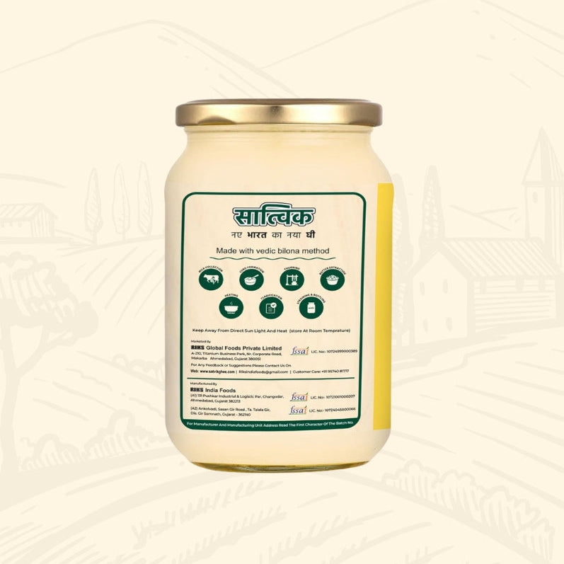 A2 Gir Cow Ghee (Pack of 1L X 2)